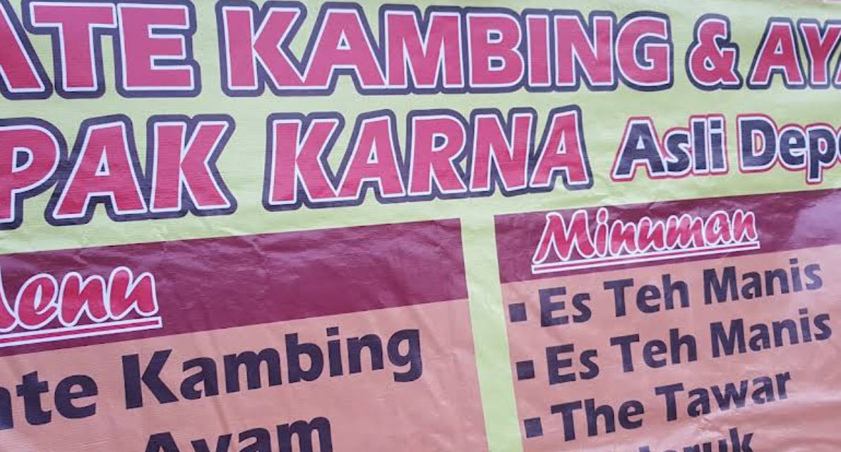 Sate Kambing Pak Karna Depok
